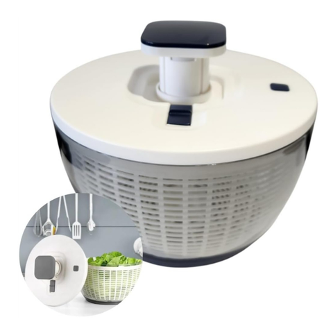 Lava e Seca Saladas Centrífuga Grande Spin Simples de Usar