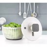 Centrifuga de Salada Folhas Grande Simples Usar Cor Branco - 4