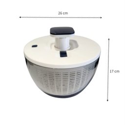 Centrifuga de Salada Folhas Grande Simples Usar Cor Branco - 5