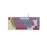 Teclado Mecanico 75% Pcyes Kirin White Ghost - Switch Red - Led Rainbow - Ptkrwg75rd - 1