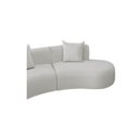 Ver imagem 5 de Kit Sofá Modular 4 Lugares Moderno Curvo Orgânico Duna Bouclé