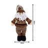 Papai Noel Em Pé Pelúcia Tricô Forest 40cm - Magizi - 4