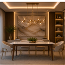 Ver imagem 3 de Mesa de Jantar Moderna 4 Lugares 120cm Imperial Apartamento
