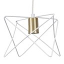 Ver imagem 2 de Pendente 1 Lâmpada Branco Metal Zaggy Pantoja e Carmona