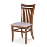 Cadeira Ripada Paris de Madeira Estofada Imbuia - 1