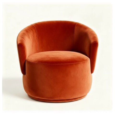 Poltrona Orgânica Decoração Sala Recepção Clínica Veludo