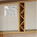 Ver mais imagens de Cozinha Compacta 100% Mdf 3 Peças 8 Portas e 5 Gavetas  190cm Barbados Espresso Móveis