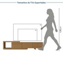 Ver imagem 7 de Rack Extensível com Painel Ripado TV 75 Polegadas Planejado 200x180cm Aruá CabeCasa MadeiraOriginals