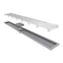 Ver imagem 1 de Ralo Linear Elleve Royal 132 90cm com Tampa Oculta Oculta 132