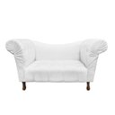Ver imagem 1 de Recamier Divã Rio 1,50m Suede Branco - Dominic Decor