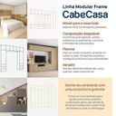 Ver imagem 3 de Módulo 45x120 2 Portas 1 Kit Prateleiras Frame CabeCasa MadeiraOriginals