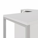 Ver imagem 7 de Mesa de Escritório em L 170 cm X 160 cm 40mm Pés Metal com Gaveteiro F5 Office Cor:Cinza