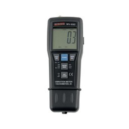 Medidor Vibração Digital Tacômetro Contato Pp Data Hold Peak Datalogger Mv-690 Portátil - 1