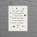 Ver imagem 1 de Quadro Santo Anjo Do Senhor Estrelinhas 45x34cm:Madeira preta