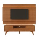 Ver imagem 1 de Painel Aros 225cm e Rack Ares para TV 65" 2 Portas 1 Gavetas:Naturalle