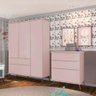 Cômoda Com Guarda Roupa Rose Jinx Shop Jm Baby - 1