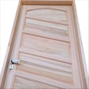 Ver mais imagens de Kit Porta de Madeira Maciça Topázio Eucalipto 210x82cm Batente 14cm Abertura Esquerda Uniportas