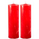Ver imagem 1 de Kit 8 Velas 7 Dias Votiva Clássica Vermelha Decorativa 15cm