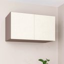 Ver imagem 1 de Ponte Planejada Solteiro 100% MDF 2 Portas Orion CabeCasa MadeiraOriginals Marrom/Mocha/Linho