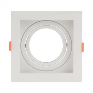 Spot de Embutir Recuado Quadrado Par20 Branco - Gaya 8252 Spot Par20 Branco - Inclui Soquete para La