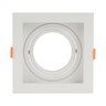 Spot de Embutir Recuado Quadrado Par20 Branco - Gaya 8252 Spot Par20 Branco - Inclui Soquete para La - 1
