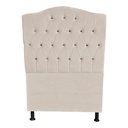 Ver imagem 1 de Cabeceira de Cama Box Princesa Solteiro 90 Cm Botão Strass Suede Porcelana do Lar Móveis