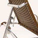 Ver imagem 3 de 2 Espreguiçadeiras Decorativa para Piscina Jardim Trama Cappuccino