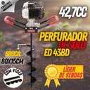 Ver imagem 2 de Perfurador de Solo Kawashima ED43EBS á Gasolina 2T Com Broca Vídia 80x15cm Para Todos Tipos de