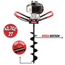 Ver imagem 1 de Perfurador de Solo Kawashima ED43EBS á Gasolina 2T Com Broca Vídia 80x15cm Para Todos Tipos de
