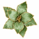 Ver imagem 1 de Flor - 32cm x 20cm - 8 Petalas - Verde