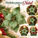 Ver imagem 2 de Flor - 32cm x 20cm - 8 Petalas - Verde