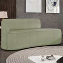 Ver imagem 1 de Sofá 3 Lugares para Sala 180cm Orgânico Wendi Boucle Pistache I01 - Mpozenato