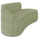 Ver imagem 6 de Sofá 3 Lugares para Sala 180cm Orgânico Wendi Boucle Pistache I01 - Mpozenato