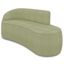 Ver imagem 2 de Sofá 3 Lugares para Sala 180cm Orgânico Wendi Boucle Pistache I01 - Mpozenato
