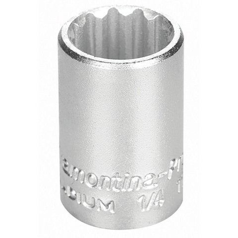 Soquete Estriado em Aço Cromo Vanádio 11 Mm - Encaixe 1/4" Tramontina Pro Tramontina
