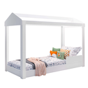 Ver imagem 1 de Cama Casinha Montessoriana Crystal 100% Mdf Solteiro Branco
