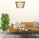 Ver imagem 2 de Luminária Teto tipo Pendente COROA MDF Completa -:MDF CRU