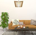 Ver imagem 2 de Luminária Teto tipo Pendente COROA MDF Completa -:MDF CRU