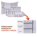 Ver imagem 7 de Jogo de Lençol Cama Box Queen Kit 4 Peças com Elástico Sonhare Sultan Vancouver