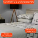 Ver imagem 6 de Jogo de Lençol Cama Box Queen Kit 4 Peças com Elástico Sonhare Sultan Vancouver