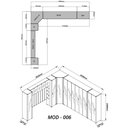 Ver imagem 5 de Modulado com 16 Portas 430,6cm X 240cm 100% Mdf Mod 006 Innova