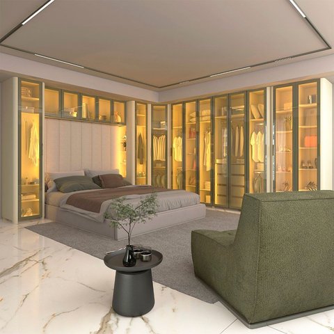 Modulado com 16 Portas 430,6cm X 240cm 100% Mdf Mod 006 Innova