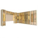 Ver imagem 3 de Modulado com 16 Portas 430,6cm x 240cm 100% MDF Mod 006 Innova Bege/Off White