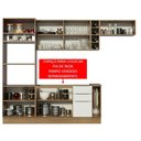 Ver imagem 3 de Armário de Cozinha Completa 290cm Rustic/Branco/Rustic Stella Madesa 02