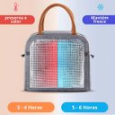 Ver imagem 2 de Bolsa Térmica Lunch Bag Portátil para Marmita - Rosa