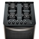 Ver imagem 2 de Fogão Esmaltec Esmeralda 4b Inox Timer Grill Elétrico