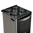 Ver imagem 3 de Fogão Esmaltec Esmeralda 4b Inox Timer Grill Elétrico