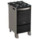 Ver imagem 1 de Fogão Esmaltec Esmeralda 4b Inox Timer Grill Elétrico