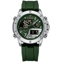 Ver imagem 1 de Relógio Digital Led Impermeável Masculino Multifuncional Esportivo Verde