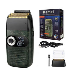 Barbeador Elétrico Shaver Prova D'Água 1400 Mah Bivolt Kemei 2027 - 1